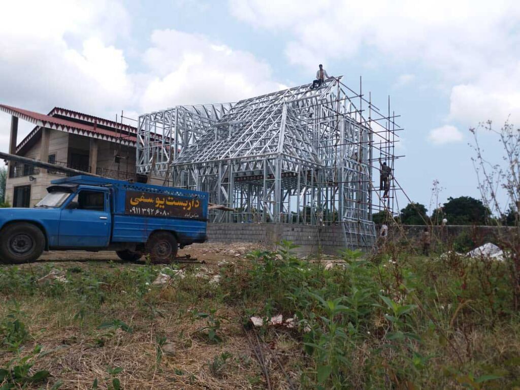 پروژه طراحی و ساخت ویلا دوبلکس 200 متری در عباس آباد