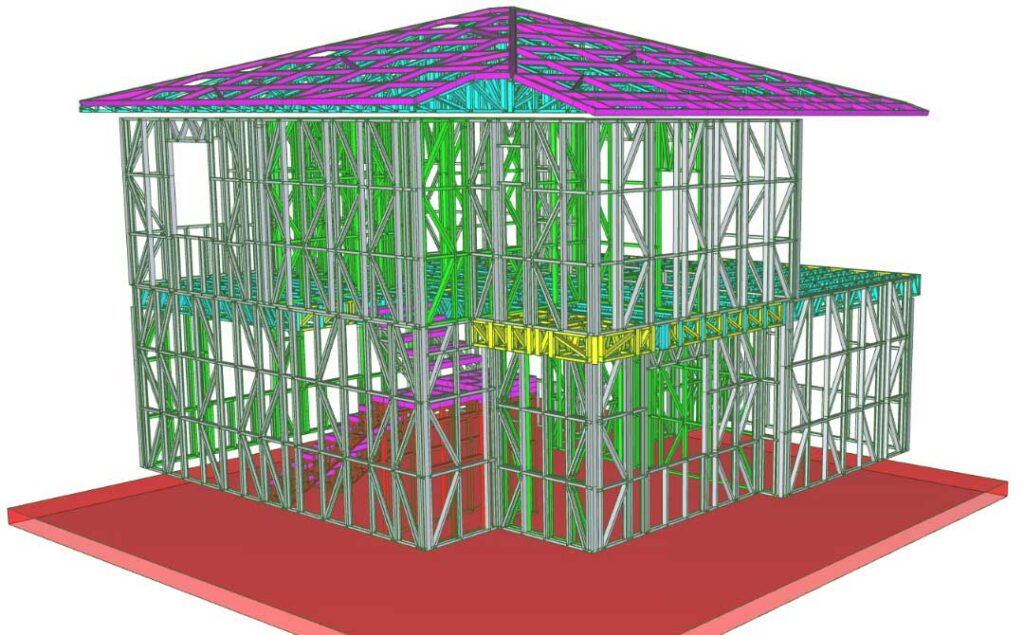 پروژه ساخت ویلا دوبلکس 200 متری با طراحی سقف متفاوت در ساری