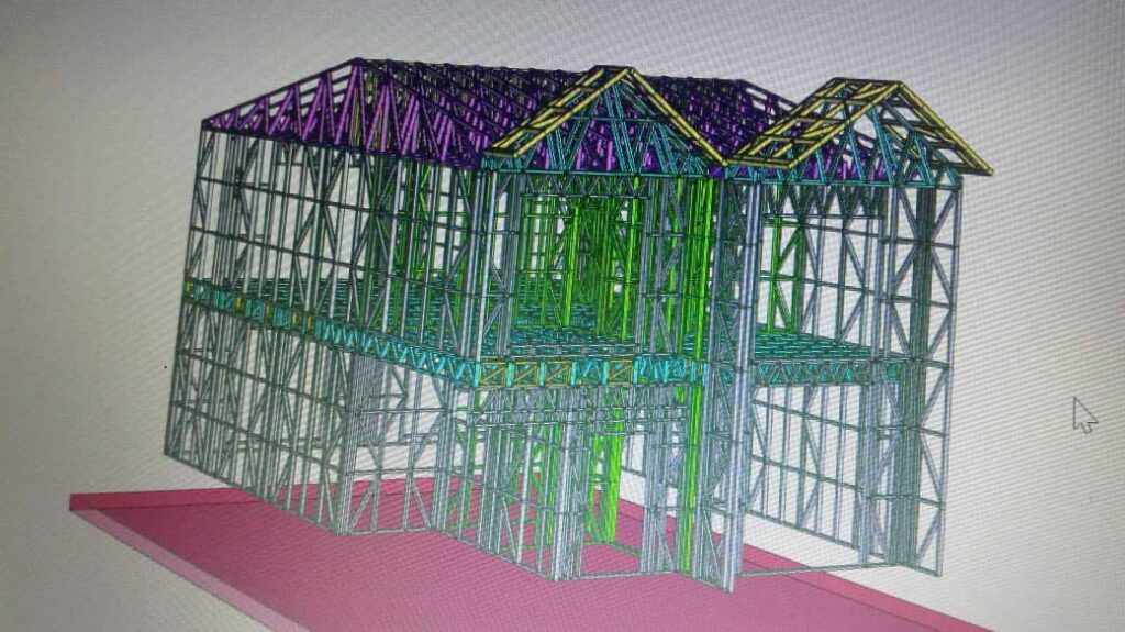 پروژه طراحی و ساخت ویلای دوبلکس جناب آقای توحیدی زیبا کنار